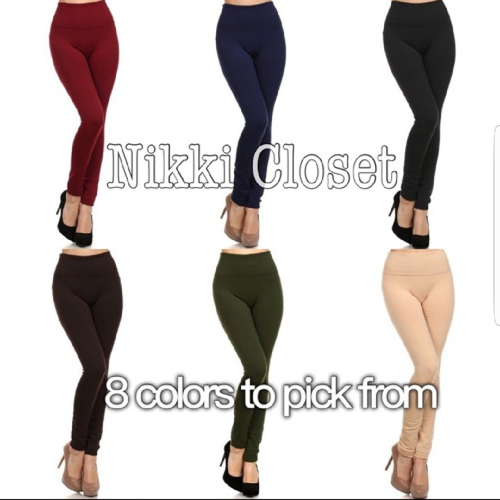 os leggings high waist fleece lined - Picture 3 of 3